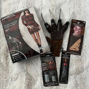 Freddy Krueger Sweater Dress Costume Set